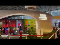 생동감 넘치는 색상과 바위 패튼의 카운터톱을 가진 파디오르 SS 캐비닛