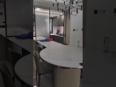 고급 쿼츠로 된 현대 스테인레스 스틸 부엌 캐비닛