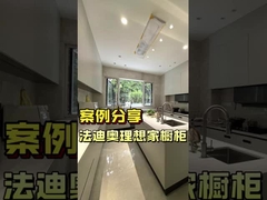 파디오르 스테인리스 스틸 U 모양 부엌 캐비닛